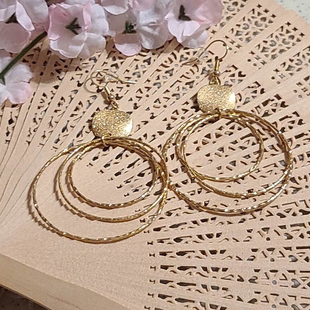 90's Earrings gold for sale - Picture 3 of 11